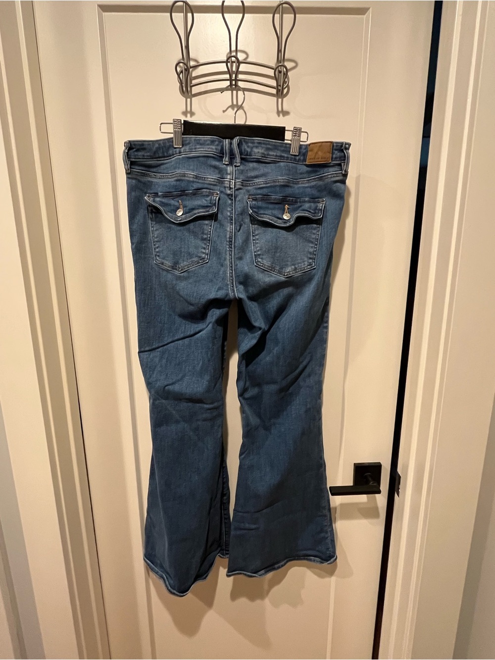 Women's Blue Denim Flare Jeans